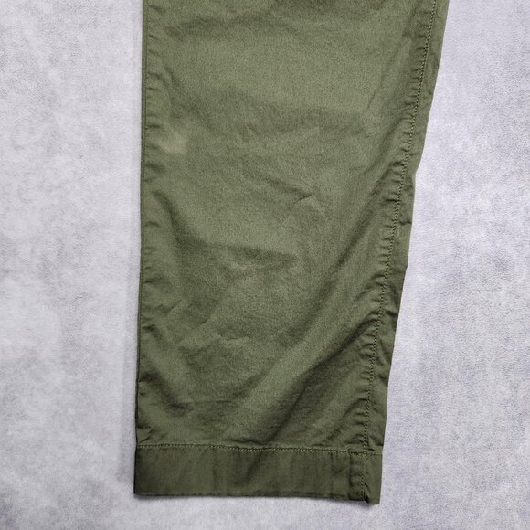 Tommy Hilfiger Pants Mens 36x32 Green Wide Fit Chino Stretch Belted Casual - Picture 13 of 16